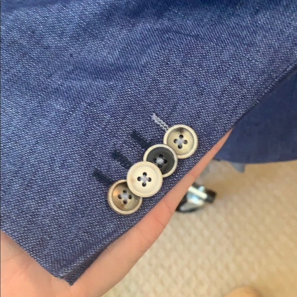 Men’s SAND linen sport coat - Picture 3 of 7